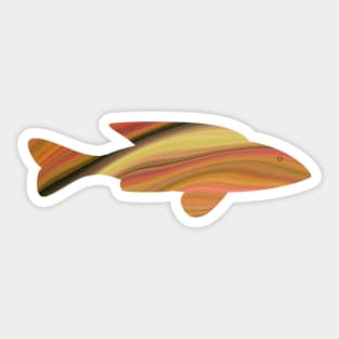 Rainbow Fish Sticker